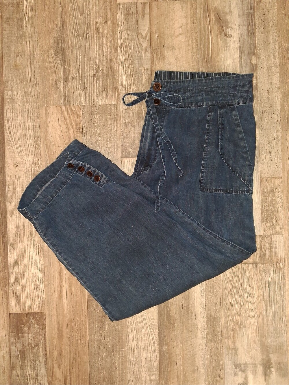 SOFT SURROUNDINGS DARK WASH JEAN CAPRIS SZ PL